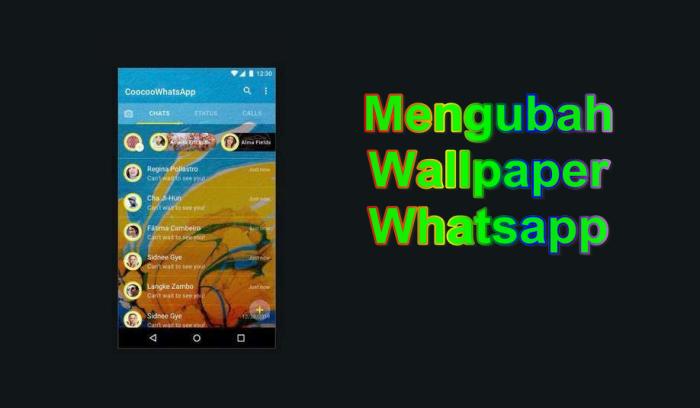 Cara Mengganti Wallpaper WhatsApp di Android dan iPhone - Estuface