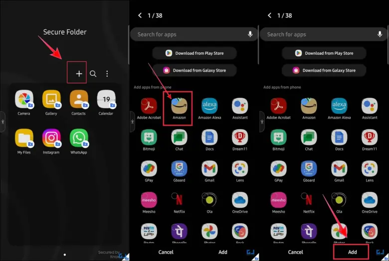 Sembunyikan Aplikasi Samsung dengan Folder Aman